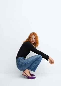 Chaussures à Talons Avec Bride Arrière