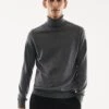 Pull-over 100 % Laine Mérinos Col Montant -Vêtements Pascher 57004764 92