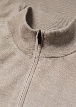 Pull-over 100 % Laine Mérinos Col Zippé -Vêtements Pascher 57004765 07 D8