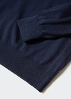 Pull-over 100 % Laine Mérinos Col Zippé -Vêtements Pascher 57004765 56 D8