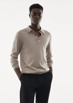 Polo 100 % Laine Mérinos Manches Longues 36 Polo 100 % Laine Mérinos Manches Longues -Vêtements Pascher 57004766 07