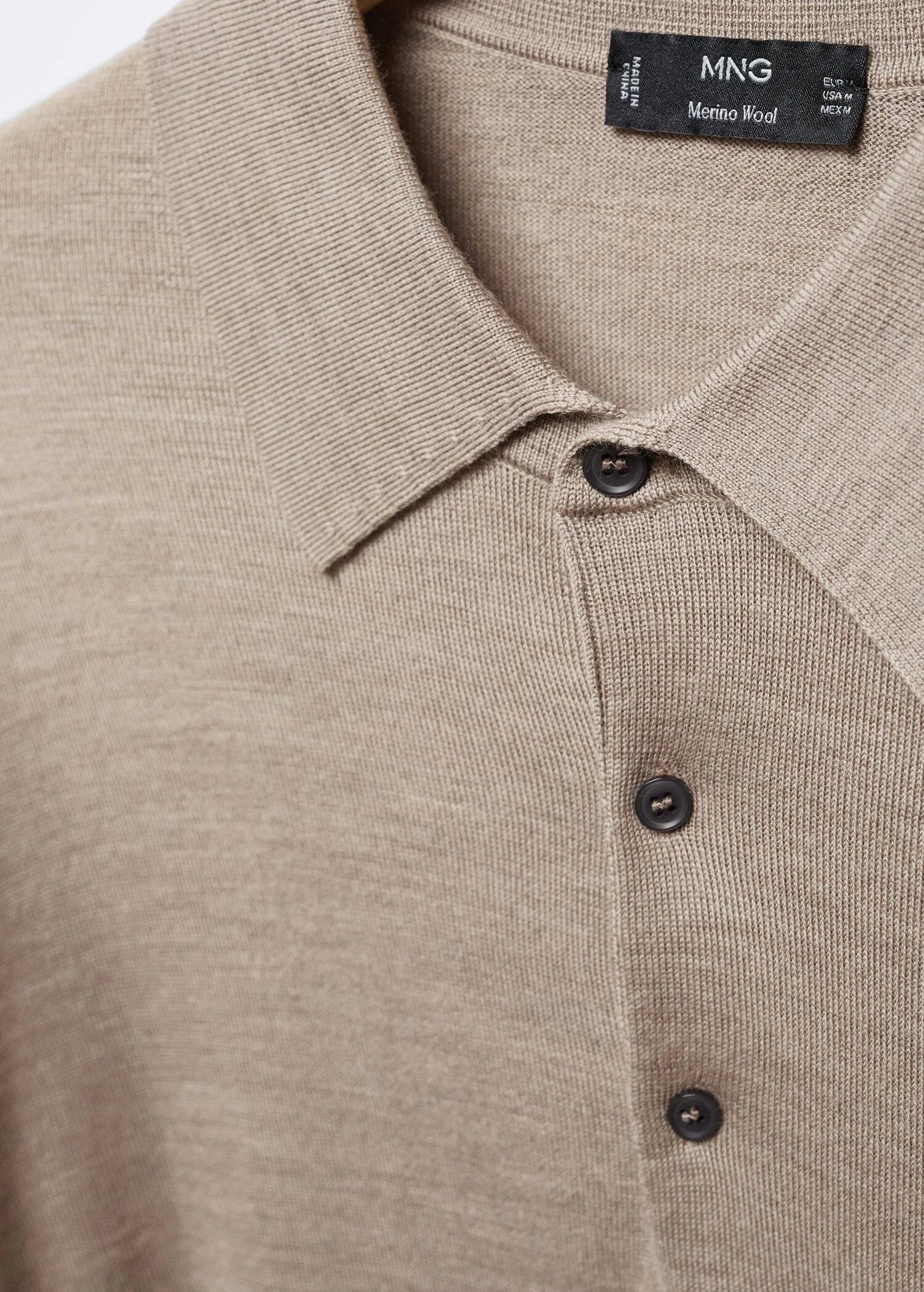 Polo 100 % Laine Mérinos Manches Longues 22 Polo 100 % Laine Mérinos Manches Longues – Image 20