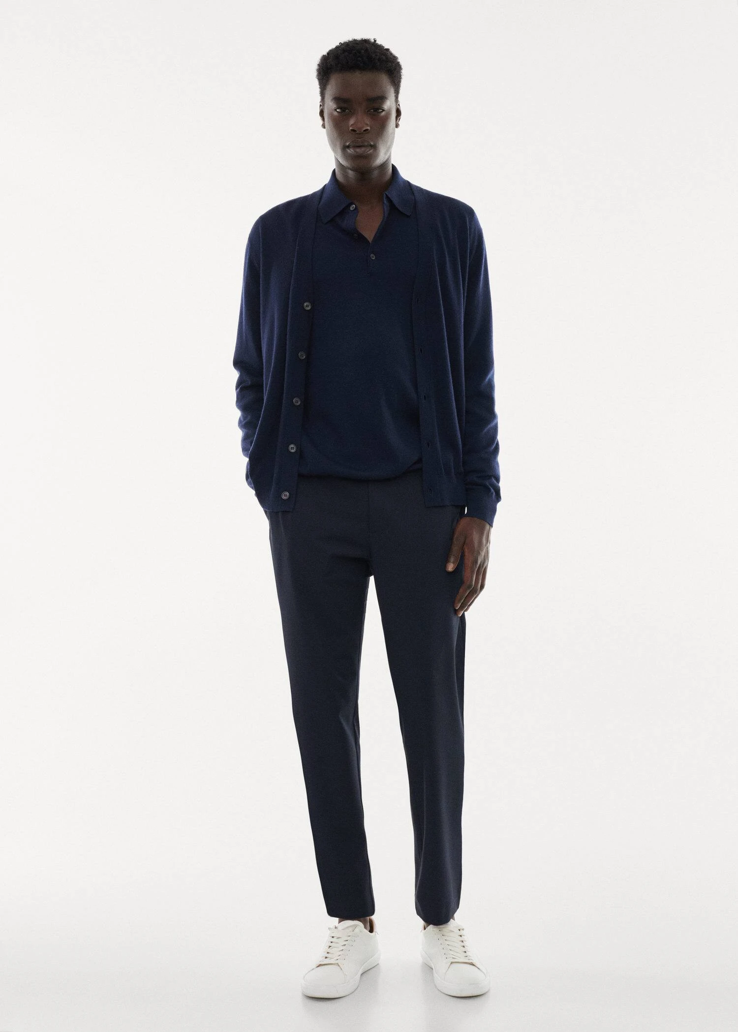 Polo 100 % Laine Mérinos Manches Longues 11 Polo 100 % Laine Mérinos Manches Longues – Image 9