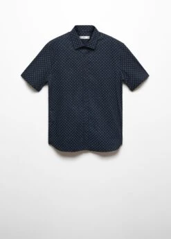 Chemise 100 % Coton Manches Courtes Fleurs -Vêtements Pascher 57005792 56 B