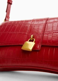 Sac Porté épaule Effet Croco -Vêtements Pascher 57005801 70 D1