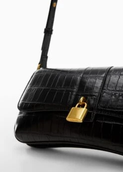 Sac Porté épaule Effet Croco -Vêtements Pascher 57005801 99 D1