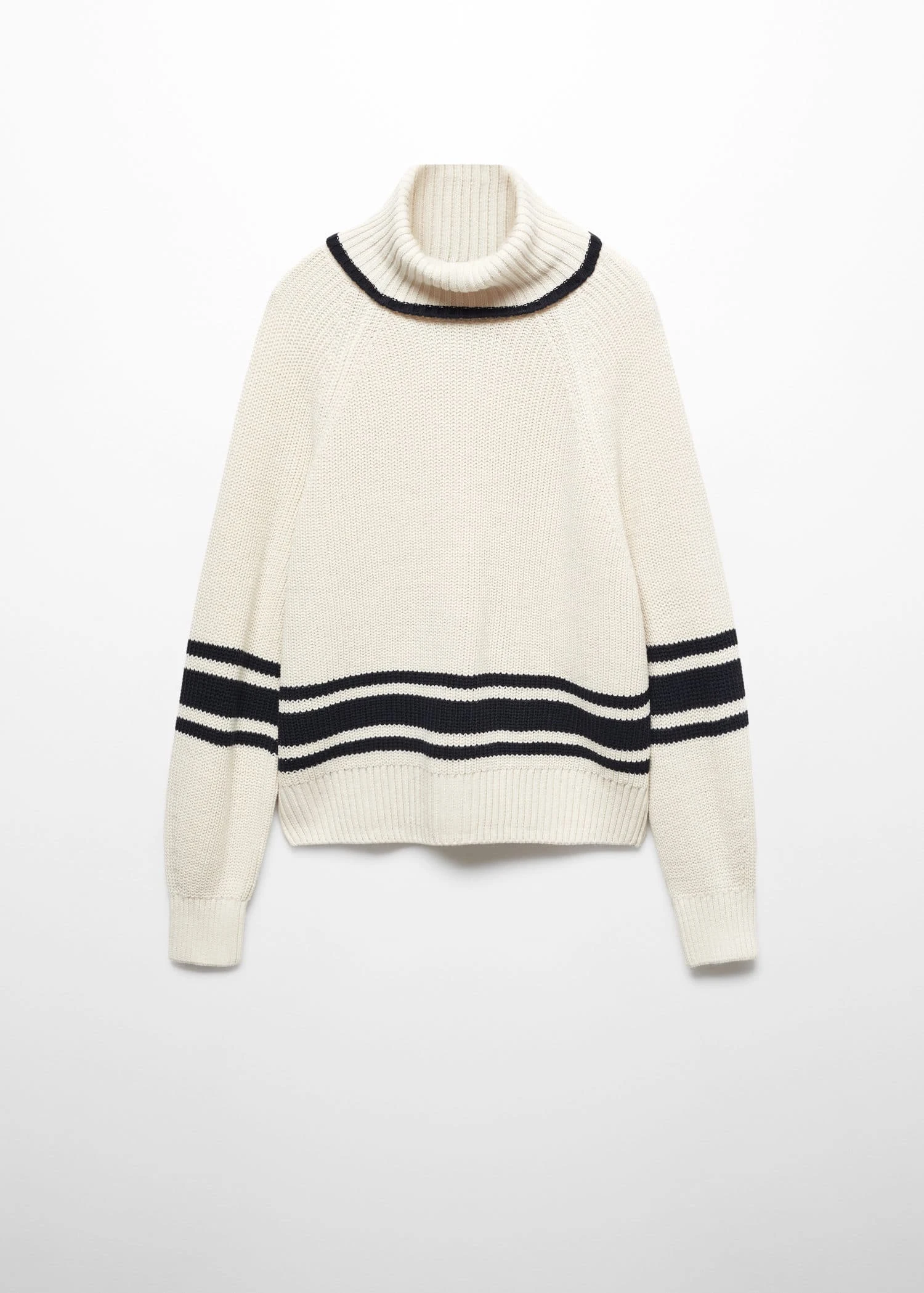 Pull-over Rayures Col Roulé 9 Pull-over Rayures Col Roulé – Image 7