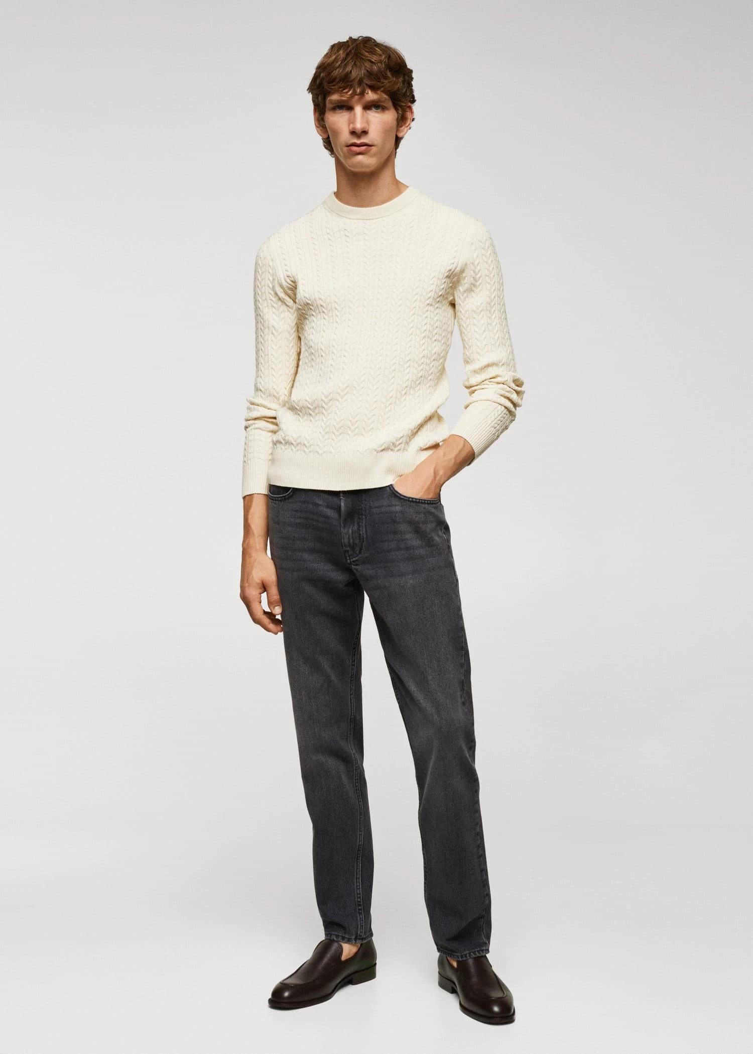 Pull-over Coton Tressé 4 Pull-over Coton Tressé – Image 2