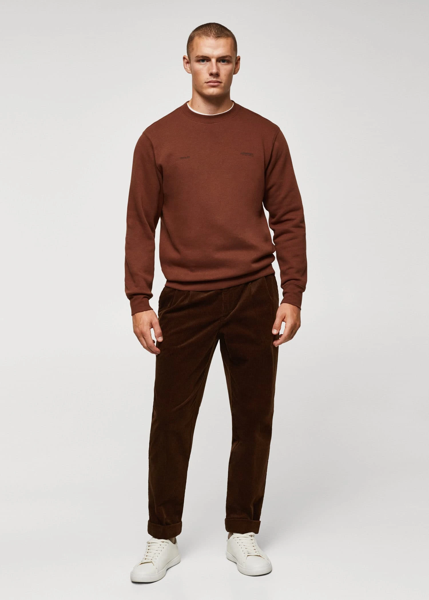 Sweat-shirt Coton Texte 4 Sweat-shirt Coton Texte – Image 2