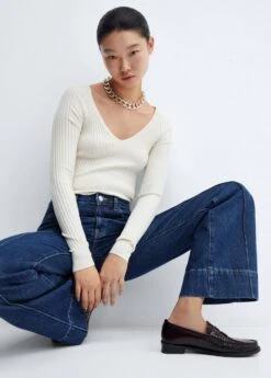 Jean Wideleg Coutures Décoratives 17 Jean Wideleg Coutures Décoratives -Vêtements Pascher 57005975 TO D2