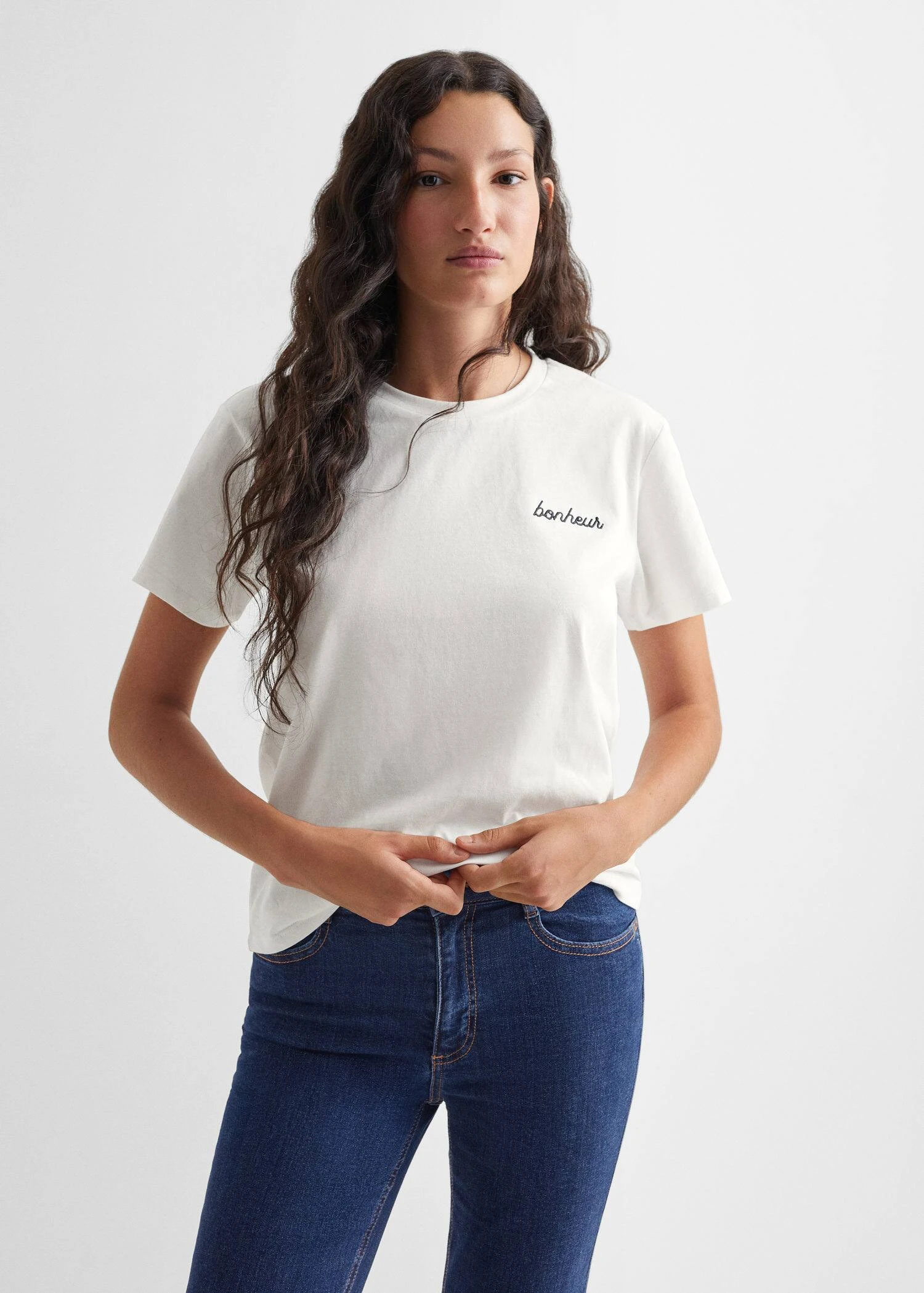 T-shirt Message Brodé 3 T-shirt Message Brodé