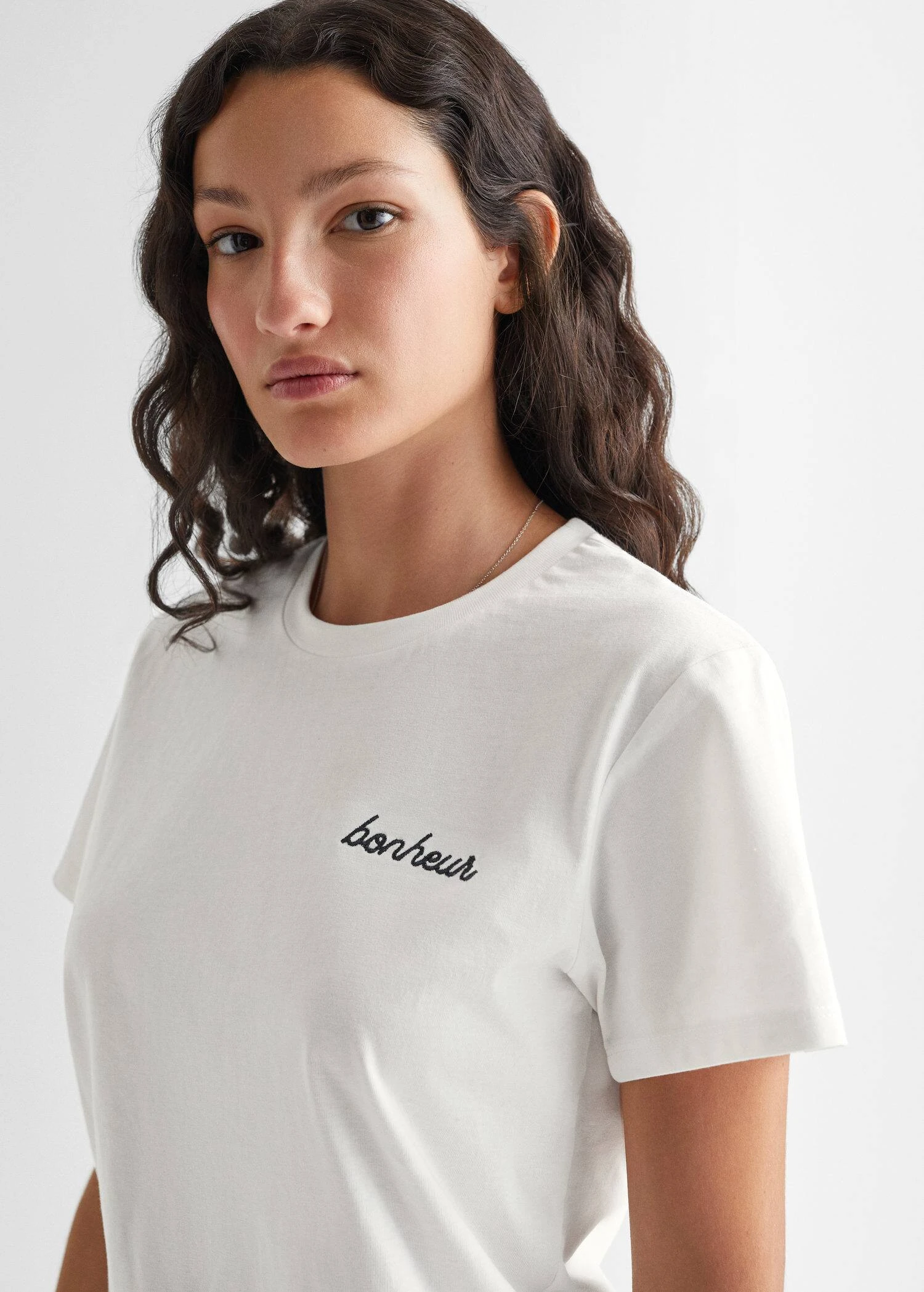 T-shirt Message Brodé 6 T-shirt Message Brodé – Image 4