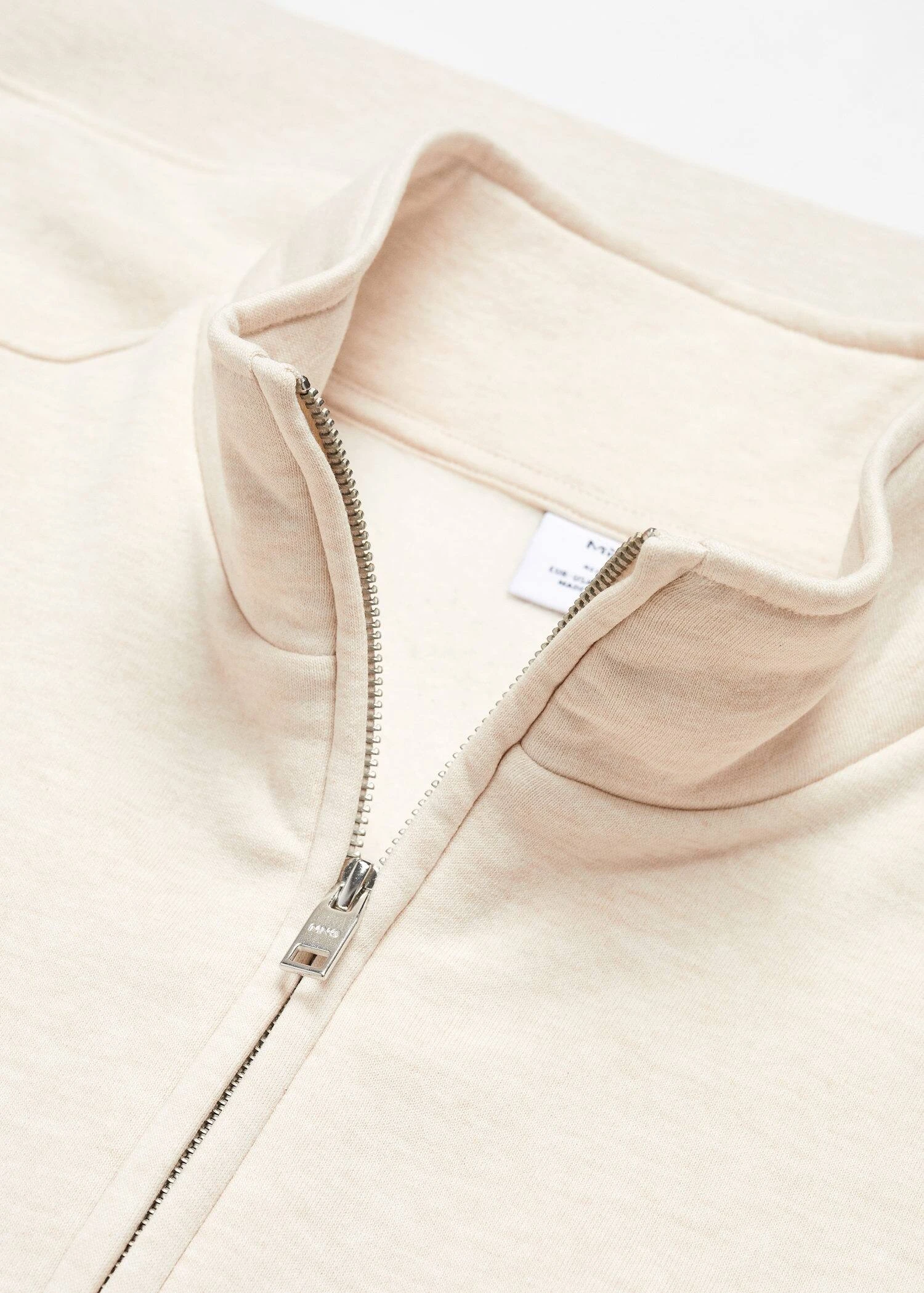 Sweat-shirt Coton Col Zippé 22 Sweat-shirt Coton Col Zippé – Image 20