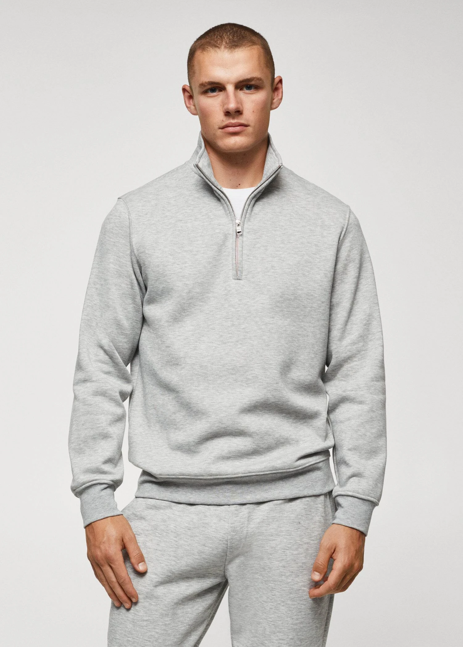 Sweat-shirt Coton Col Zippé 3 Sweat-shirt Coton Col Zippé