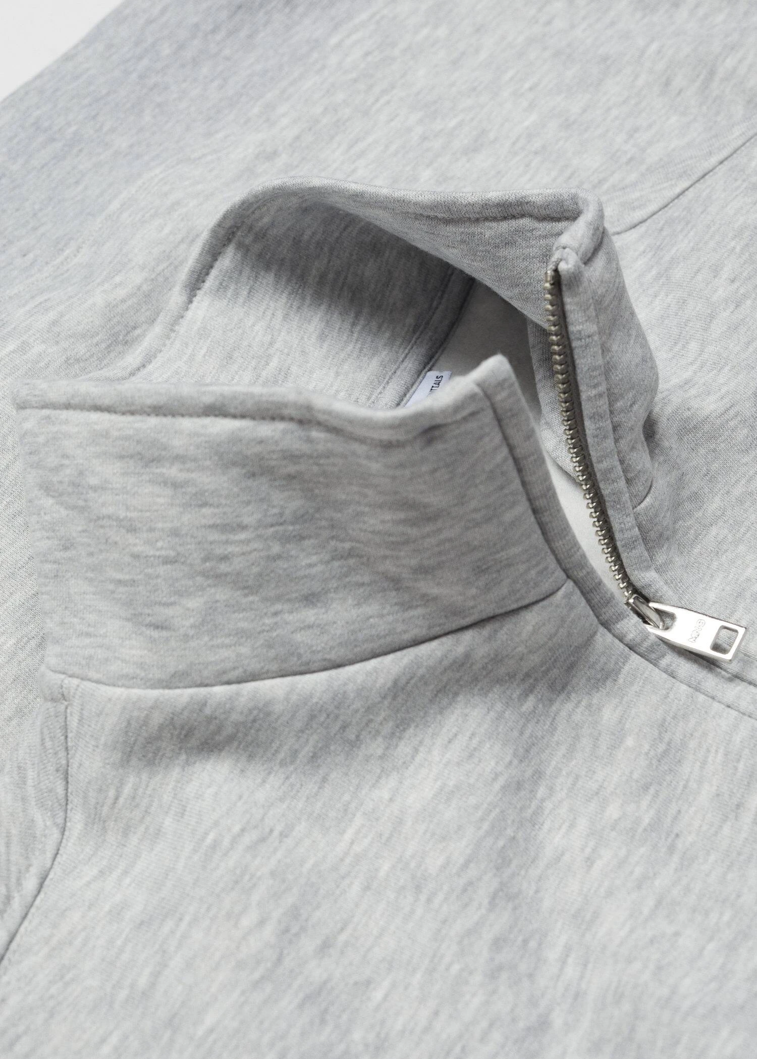 Sweat-shirt Coton Col Zippé 8 Sweat-shirt Coton Col Zippé – Image 6