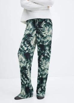 Pantalon Plissé Tie And Dye