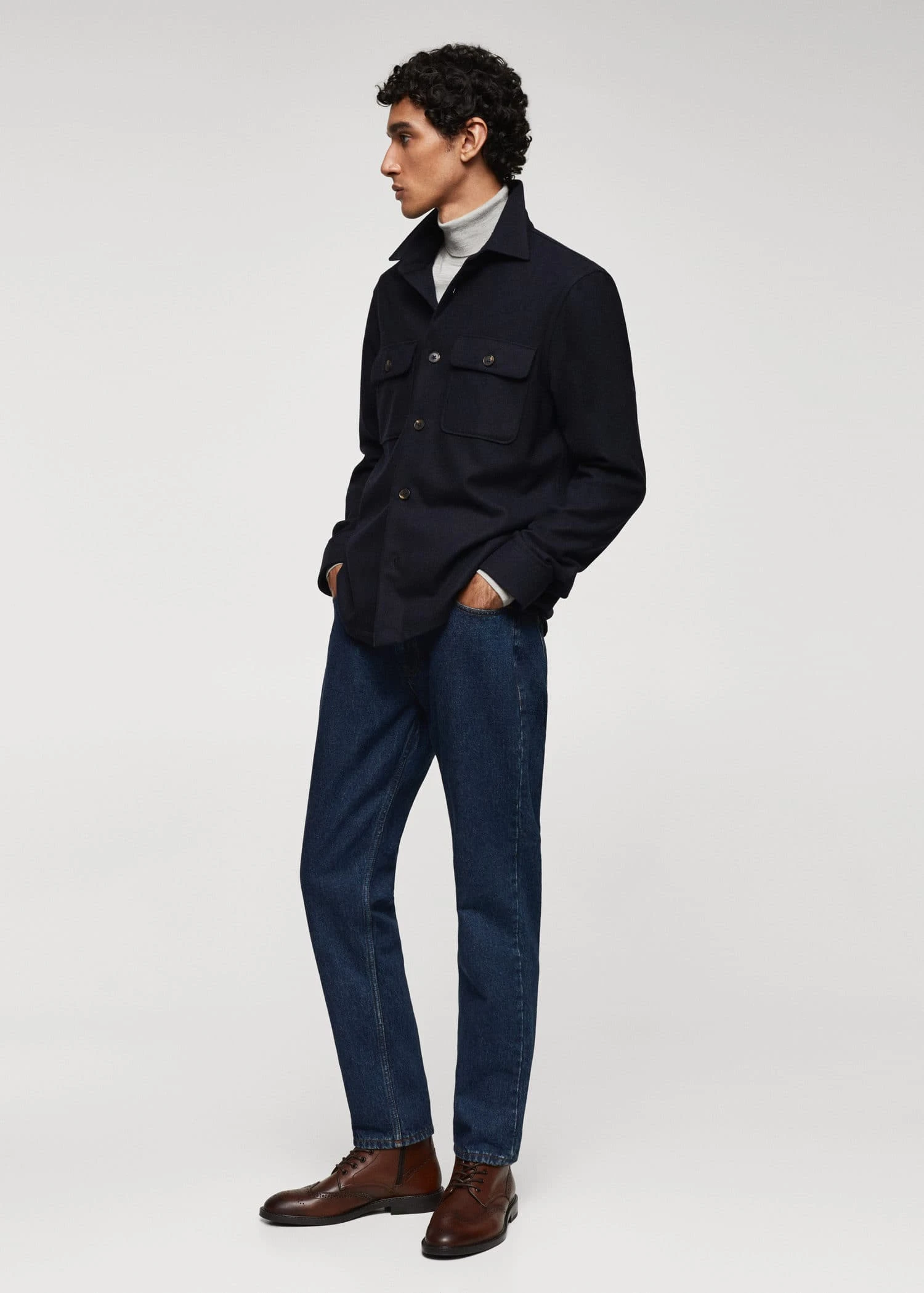 Bottines Cuir Perforées 3 Bottines Cuir Perforées