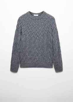 Pull-over Laine Mélangée Torsades 15 Pull-over Laine Mélangée Torsades -Vêtements Pascher 57007725 96 B