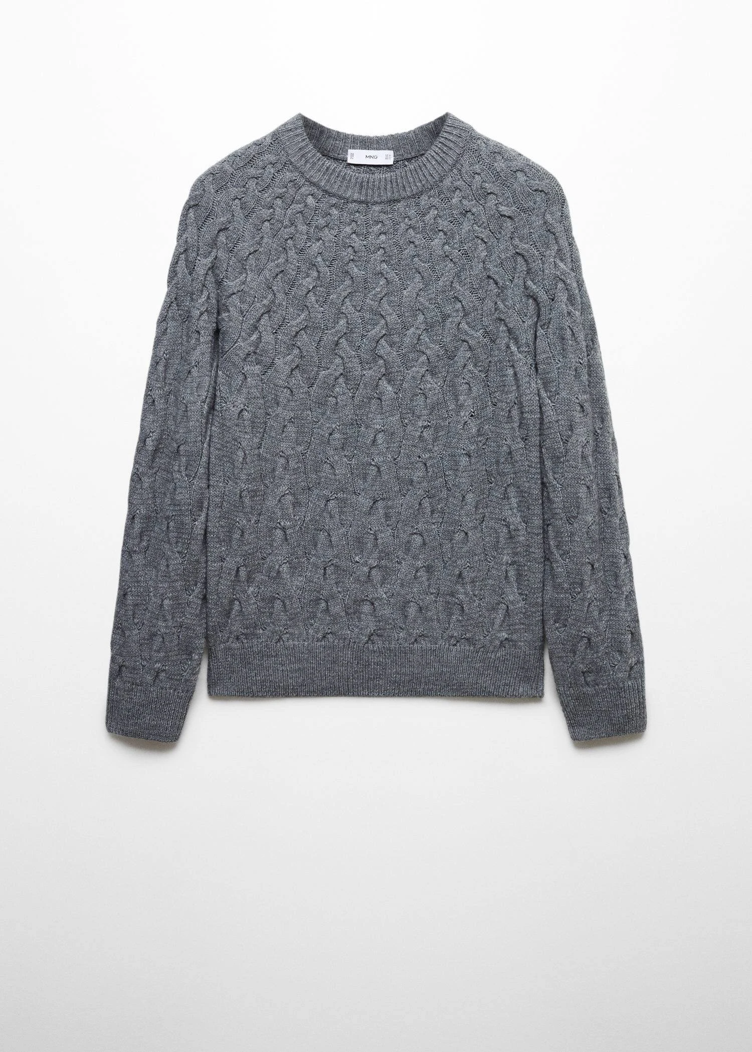 Pull-over Laine Mélangée Torsades 9 Pull-over Laine Mélangée Torsades – Image 7