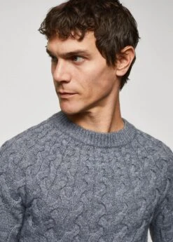 Pull-over Laine Mélangée Torsades 12 Pull-over Laine Mélangée Torsades -Vêtements Pascher 57007725 96 D1