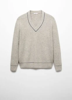 Pull-over Col En V Structuré -Vêtements Pascher 57007726 92 B