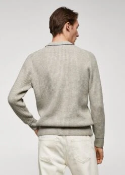 Pull-over Col En V Structuré -Vêtements Pascher 57007726 92 R