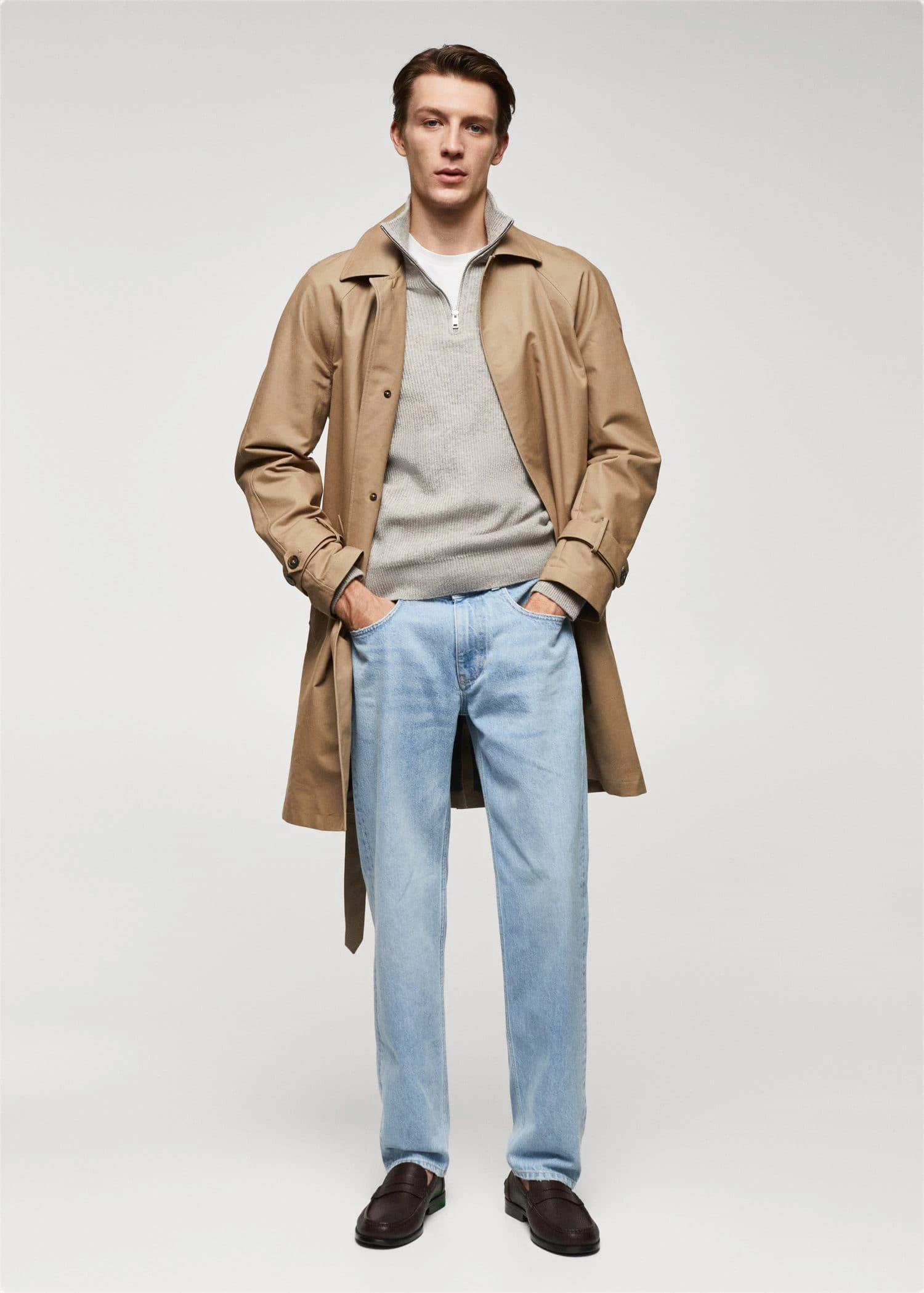 Pull-over Zippé Maille Côtelée 4 Pull-over Zippé Maille Côtelée – Image 2