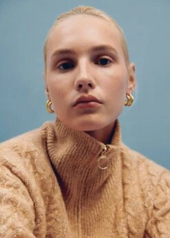 Pull-over Torsades Col Zippé 18 Pull-over Torsades Col Zippé -Vêtements Pascher 57007736 09 D9