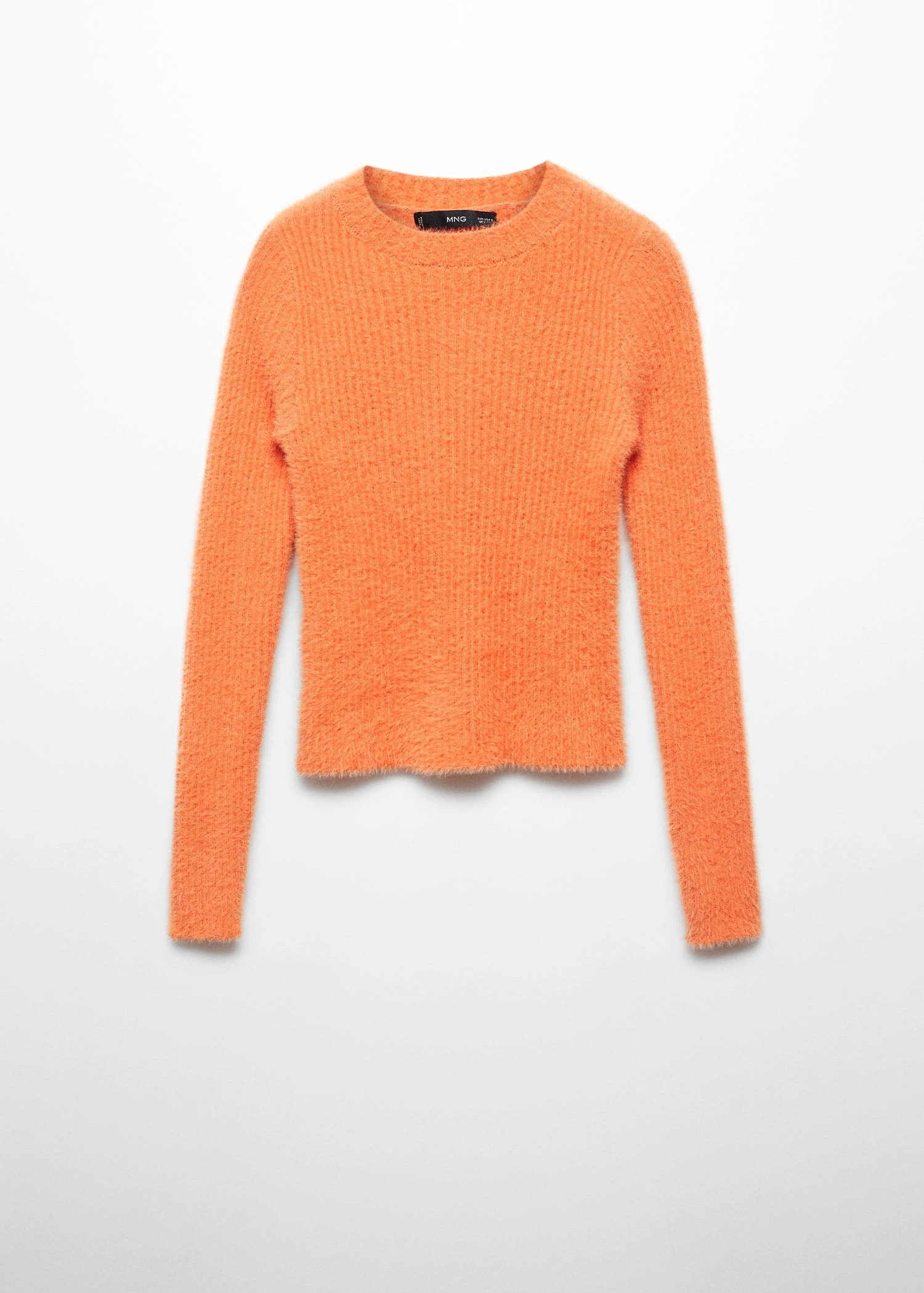 Pull-over Fausse Fourrure Maille Côtelée 9 Pull-over Fausse Fourrure Maille Côtelée – Image 7