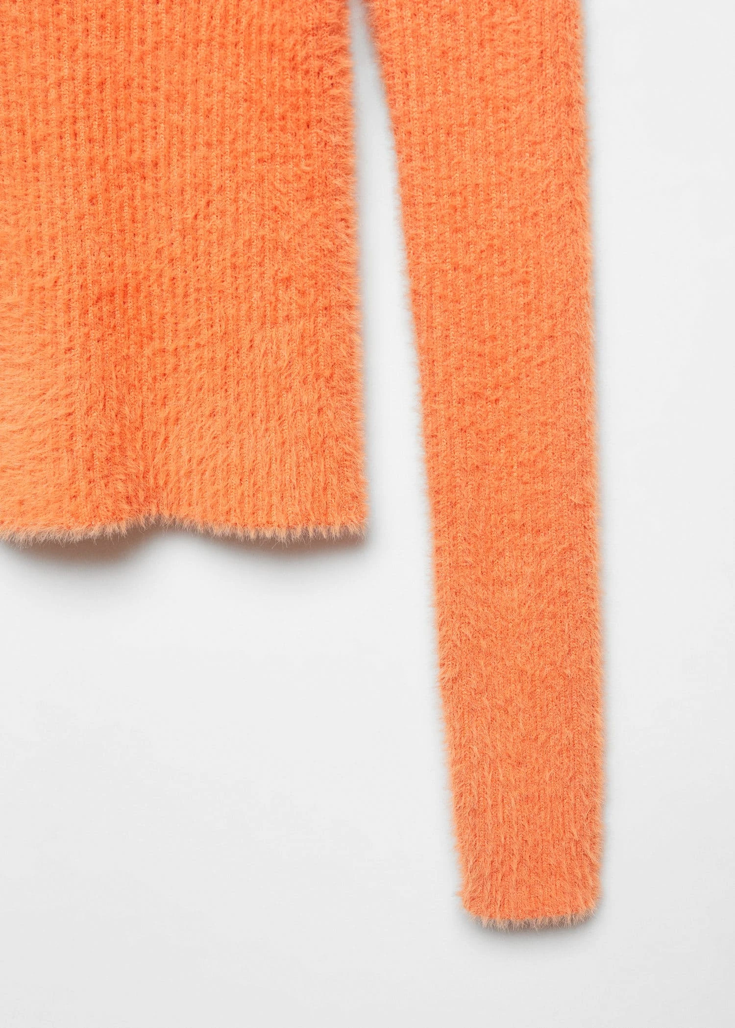 Pull-over Fausse Fourrure Maille Côtelée 8 Pull-over Fausse Fourrure Maille Côtelée – Image 6