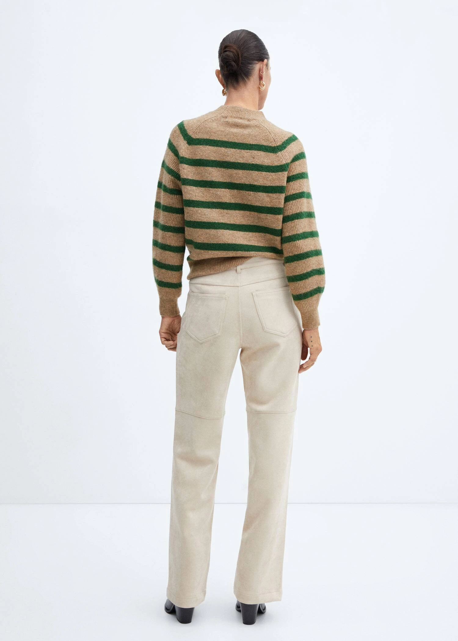 Pull-over Rayé Col Rond 5 Pull-over Rayé Col Rond – Image 3