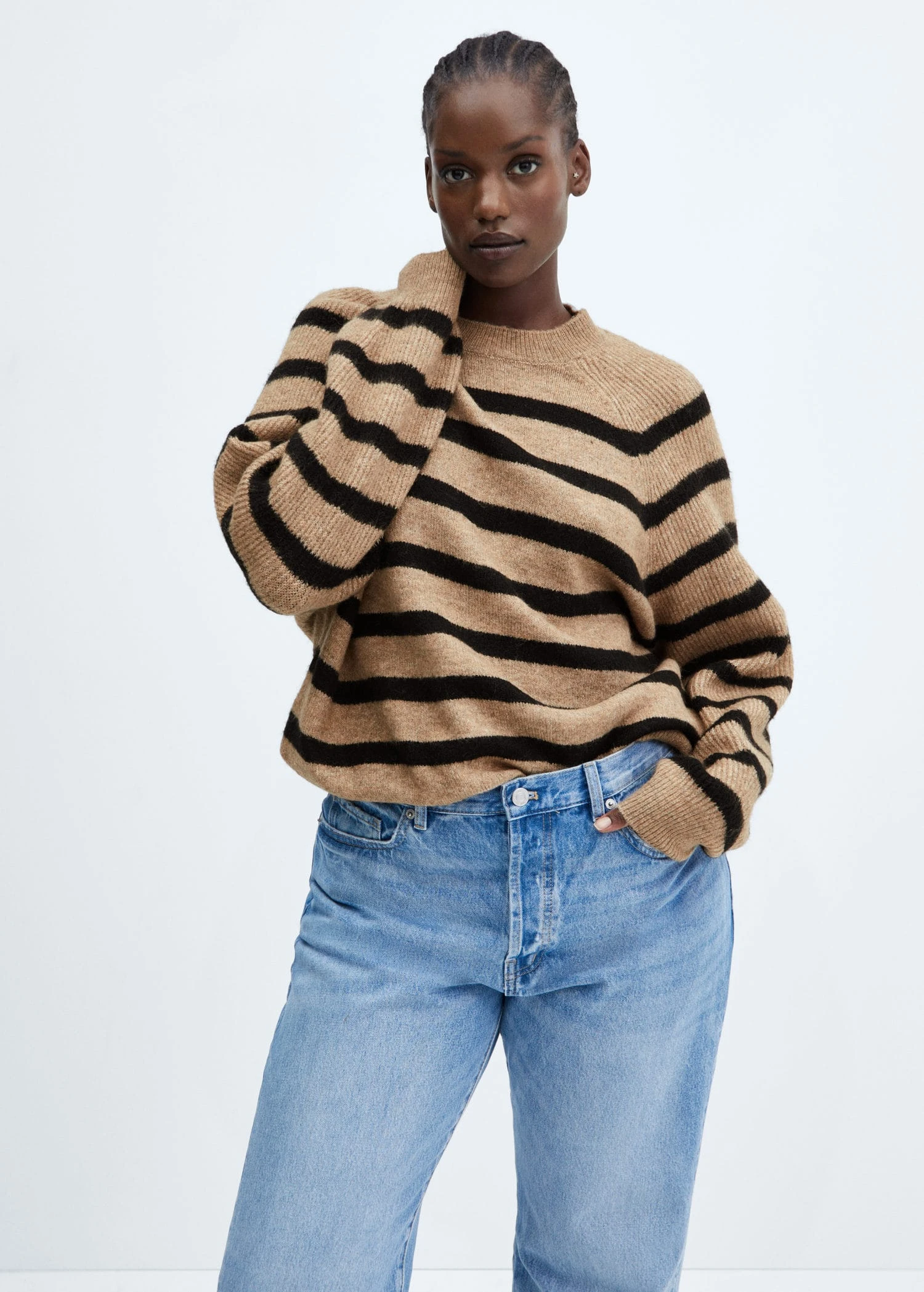 Pull-over Rayé Col Rond 19 Pull-over Rayé Col Rond – Image 17