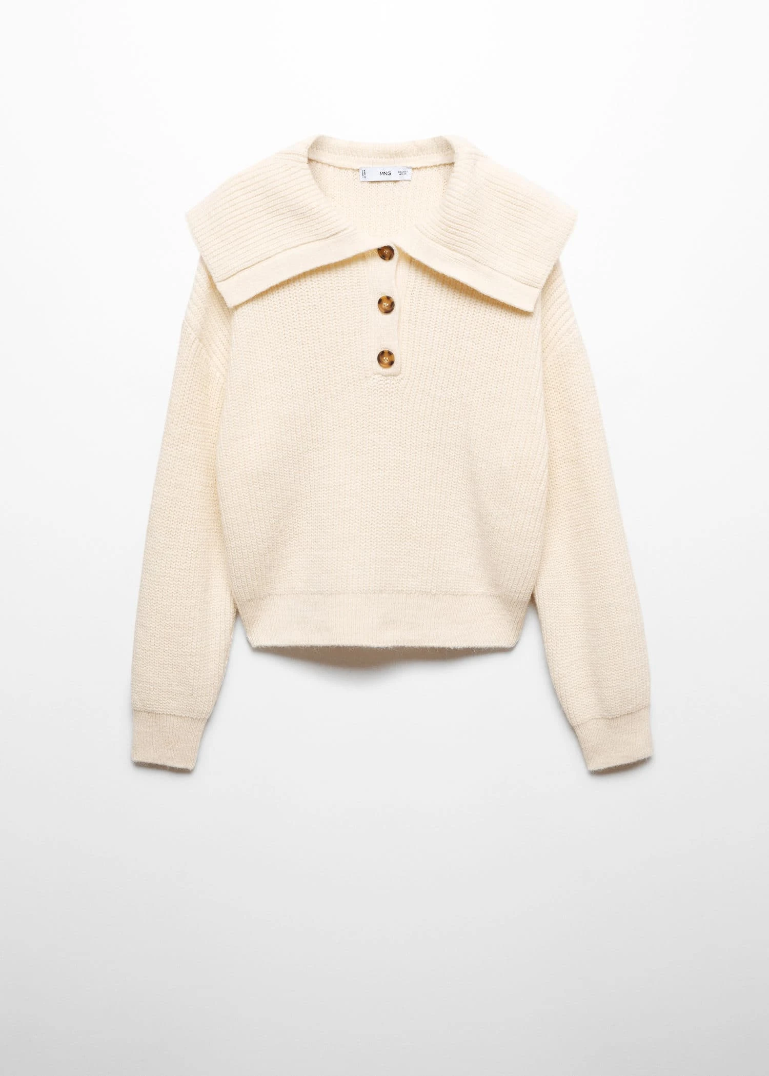 Pull-over Maille Col Boutonné 12 Pull-over Maille Col Boutonné – Image 10