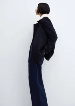 Manteau Double Boutonnage Col Fausse Fourrure -Vêtements Pascher 57008270 69 D2