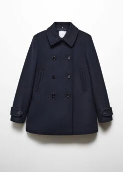 Manteau Double Boutonnage Col Fausse Fourrure -Vêtements Pascher 57008270 69 D8