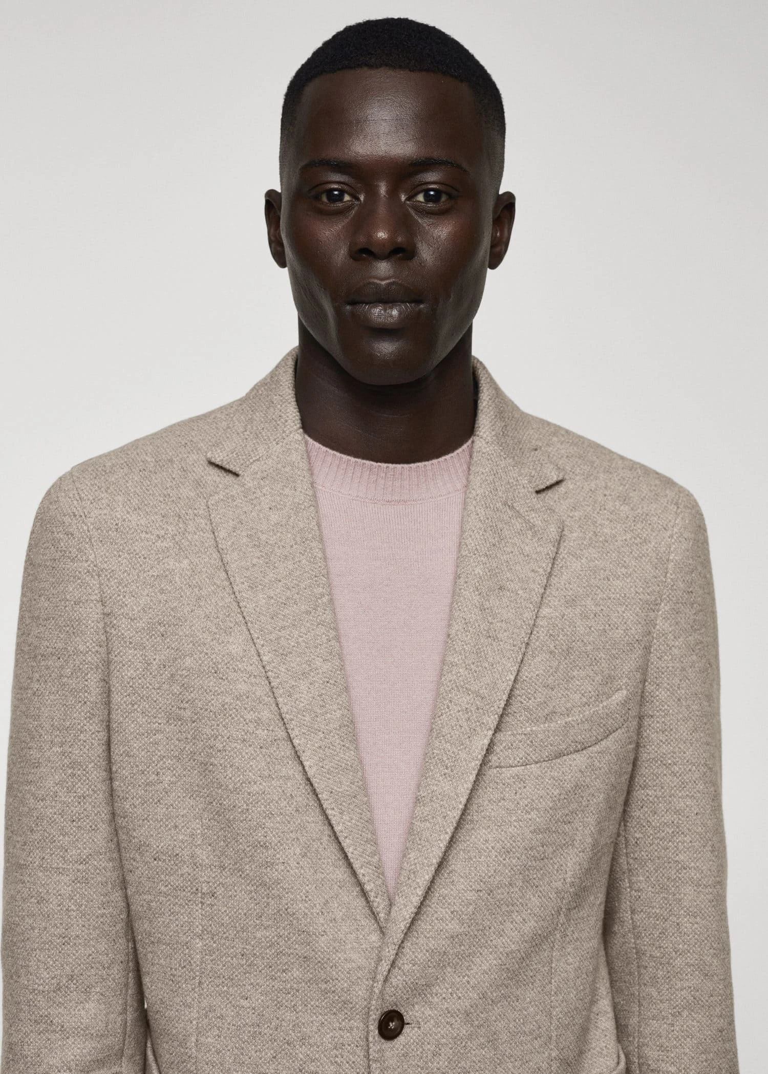 Blazer Maille Laine Vierge 6 Blazer Maille Laine Vierge – Image 4