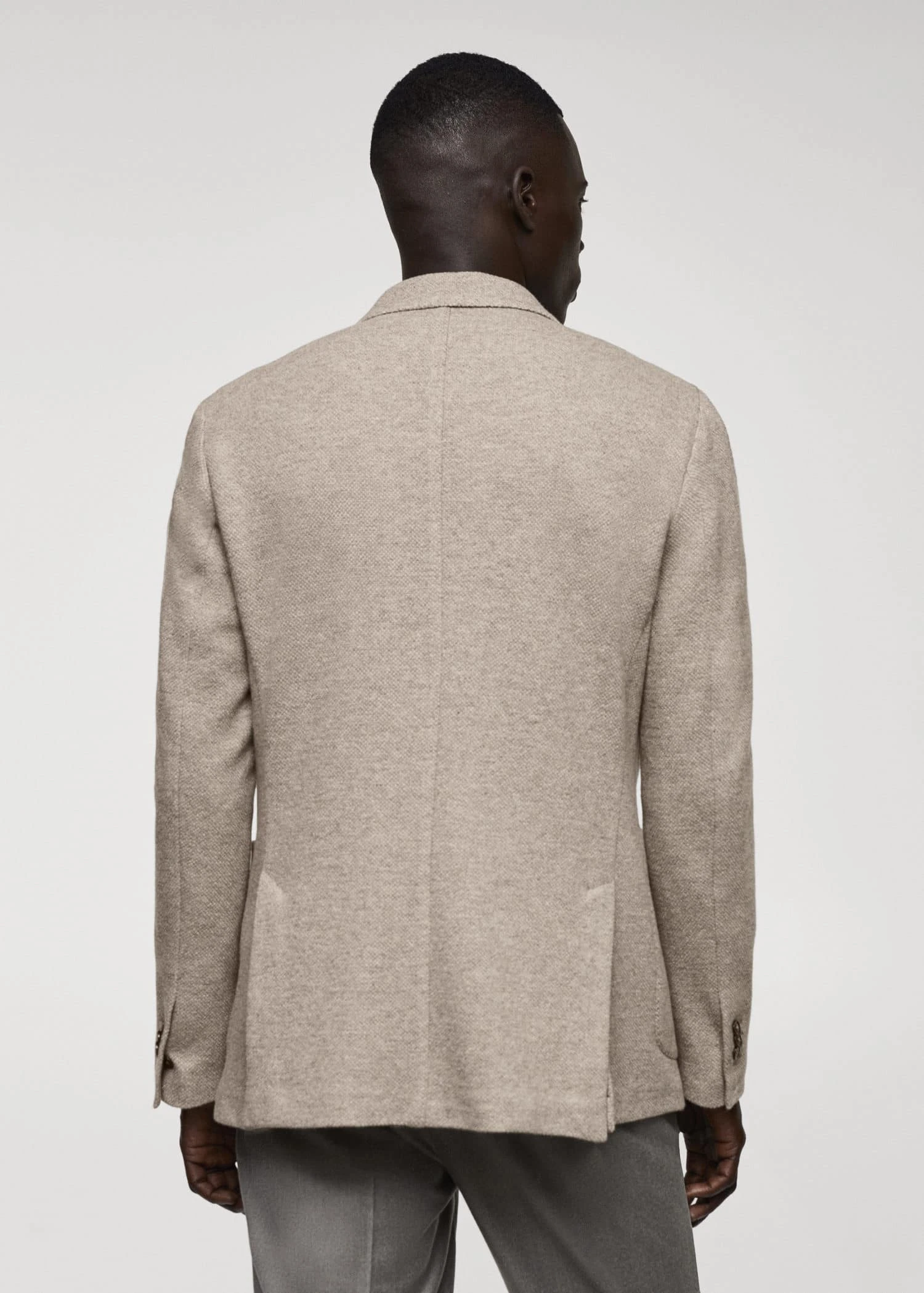 Blazer Maille Laine Vierge 5 Blazer Maille Laine Vierge – Image 3