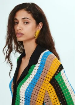 Polo Maille Ajourée Oversize -Vêtements Pascher 57010379 15 D1