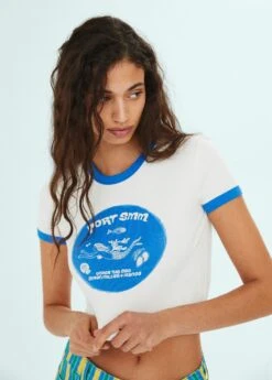 T-shirt Crop Imprimé 11 T-shirt Crop Imprimé -Vêtements Pascher 57010467 52 D1