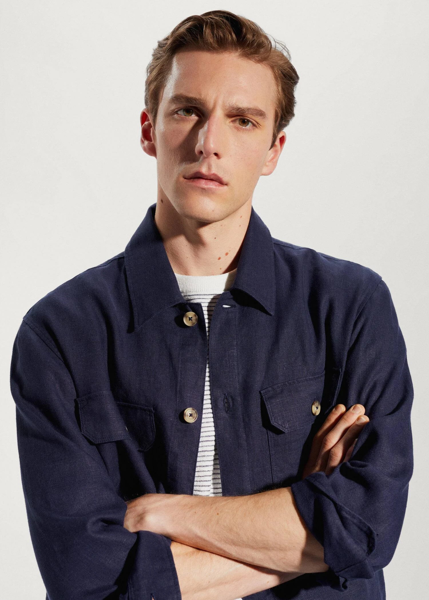 Surchemise 100 % Lin Regular-fit 15 Surchemise 100 % Lin Regular-fit – Image 13