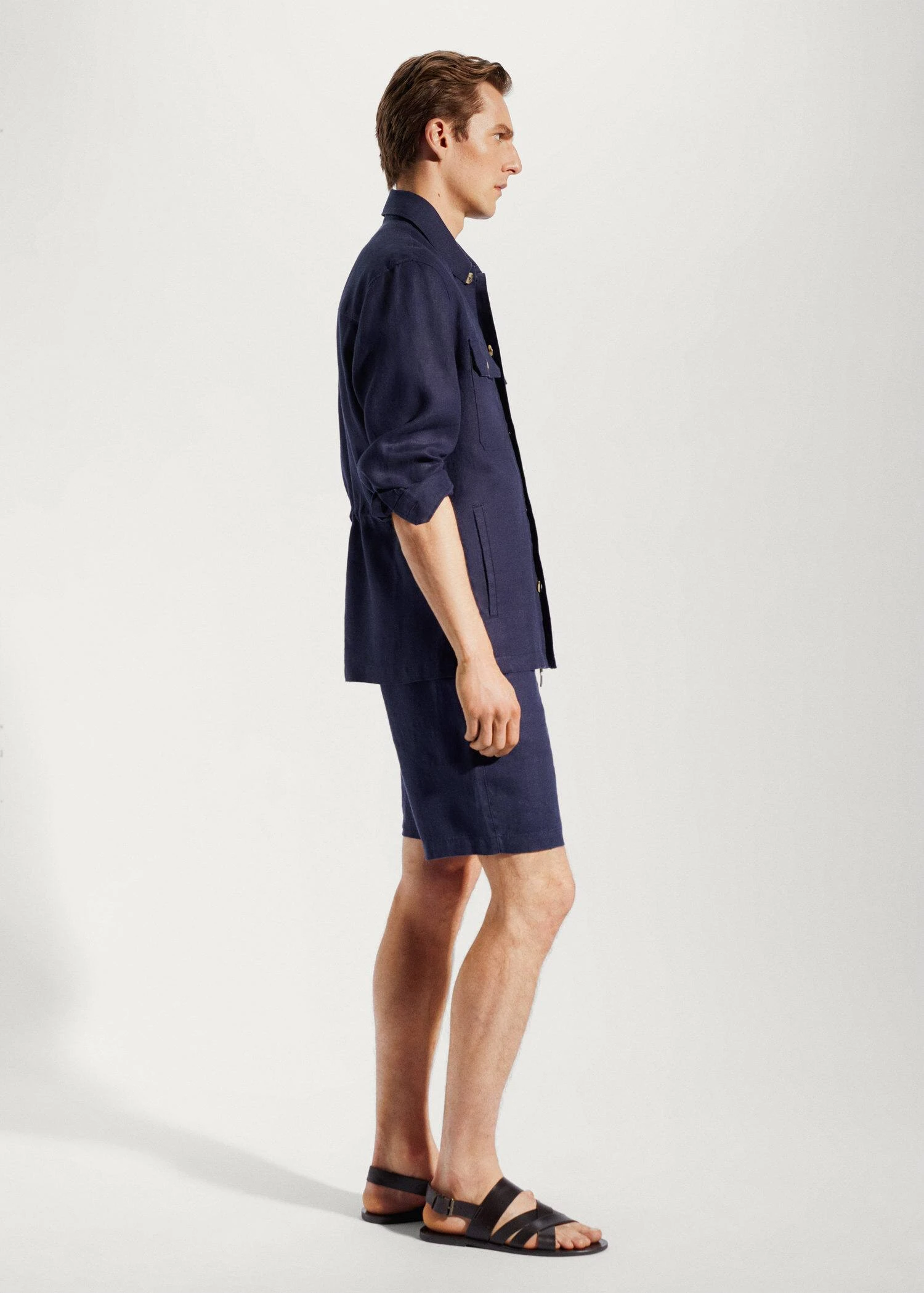 Surchemise 100 % Lin Regular-fit 16 Surchemise 100 % Lin Regular-fit – Image 14