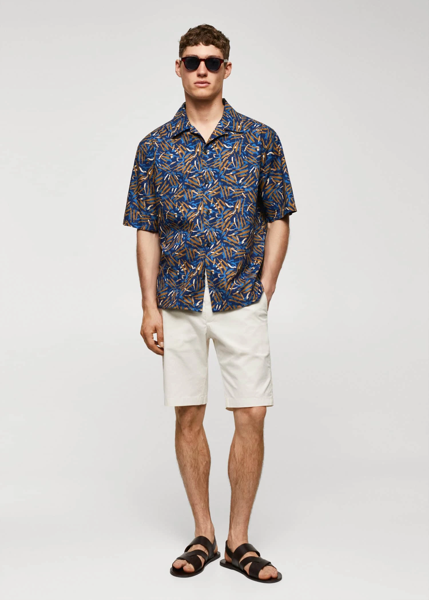 Chemise Col Bowling 100 % Coton 4 Chemise Col Bowling 100 % Coton – Image 2