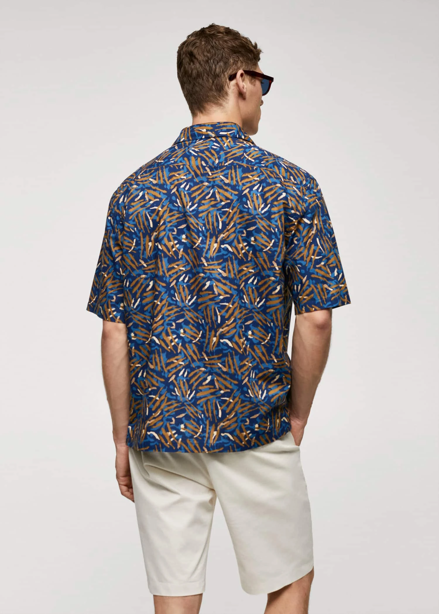 Chemise Col Bowling 100 % Coton 5 Chemise Col Bowling 100 % Coton – Image 3