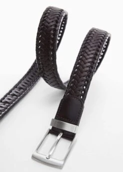 Ceinture En Cuir Tressée 9 Ceinture En Cuir Tressée -Vêtements Pascher 57010652 30 D2