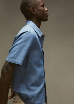 Chemise Chambray 100 % Coton -Vêtements Pascher 57010724 TM D6