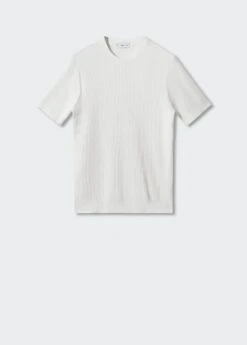 T-shirt 100 % Coton Structuré Côtelé -Vêtements Pascher 57010738 01 B