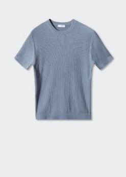 T-shirt 100 % Coton Structuré Côtelé -Vêtements Pascher 57010738 51 B