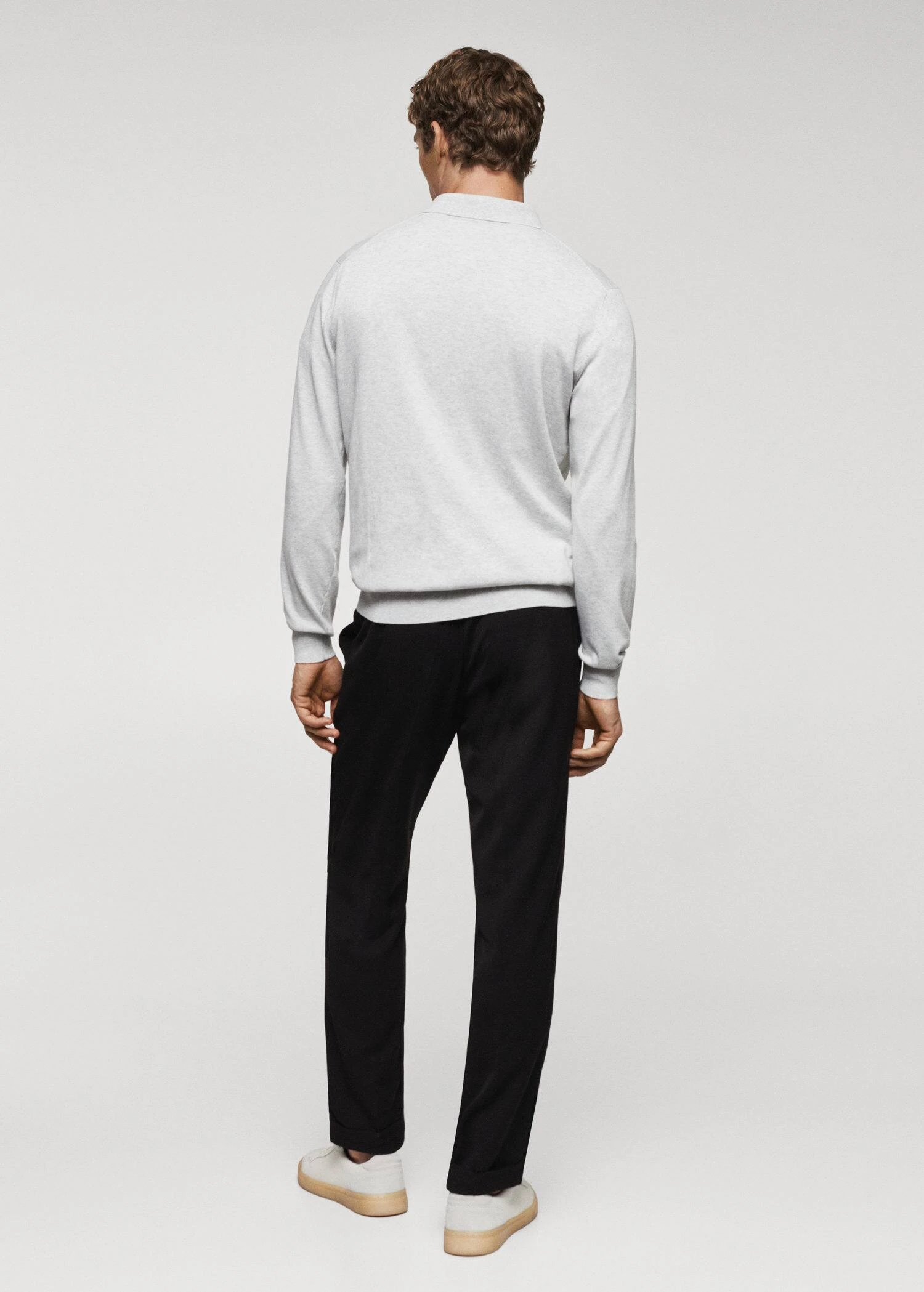 Polo Maille Coton Manches Longues 19 Polo Maille Coton Manches Longues – Image 17