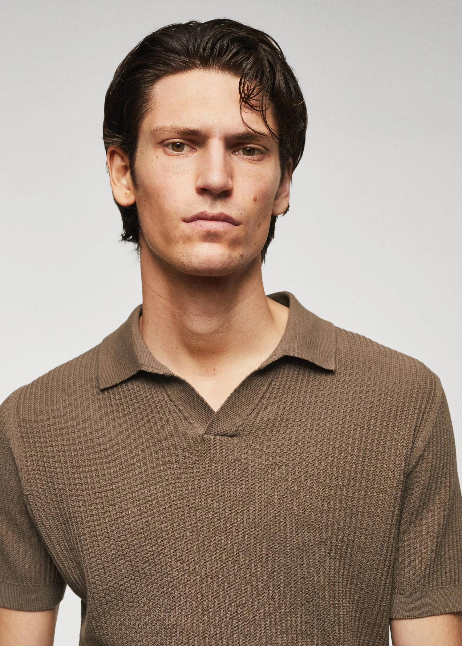 Polo Coton Maille Côtelée 13 Polo Coton Maille Côtelée – Image 11