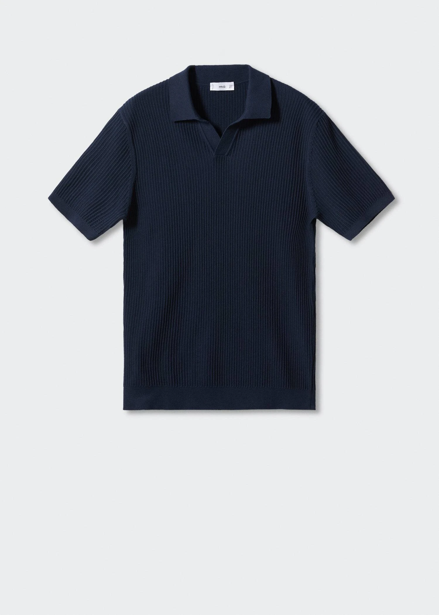Polo Coton Maille Côtelée 9 Polo Coton Maille Côtelée – Image 7
